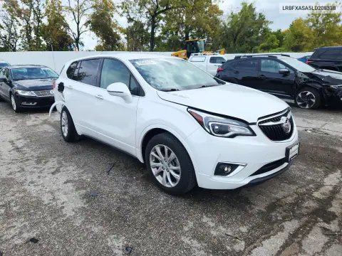LRBFXASA5LD208338 — 2020 Buick Envision, zdjęcie 4 z Copart, Tył
