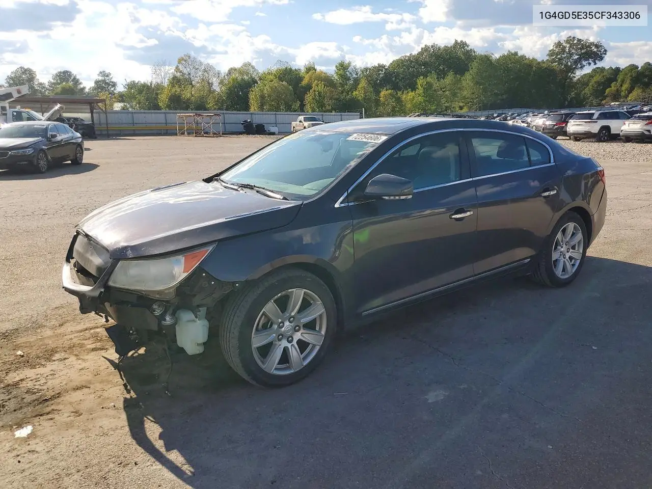 2012 Buick Lacrosse Premium VIN 1G4GD5E35CF343306 фото 1