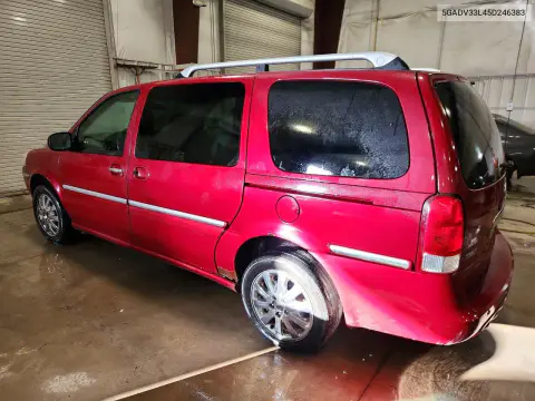 2005 Buick Terraza Cxl VIN 5GADV33L45D246383 фото 2
