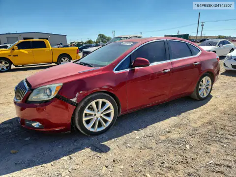 1G4PR5SK4D4148307 — 2013 Buick Verano, Передняя часть, фото до ремонта