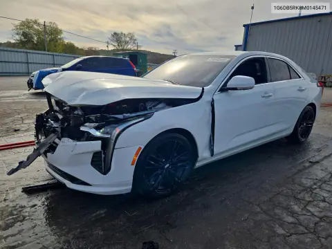1G6DB5RK8M0145471 — 2021 Cadillac CT4, Front end, before-repair photos