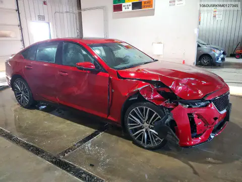 1G6DU5RK9M0127345 — 2021 Cadillac CT5, фото 4 с аукциона Copart, ПЕРЕДНЯЯ ЧАСТЬ