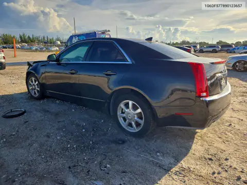 2009 Cadillac Cts Nav VIN 1G6DF577890123657 фото 2