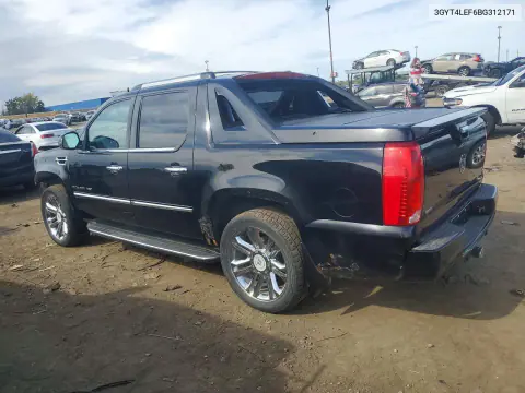 2011 Cadillac Escalade Ext VIN 3GYT4LEF6BG312171 фото 2