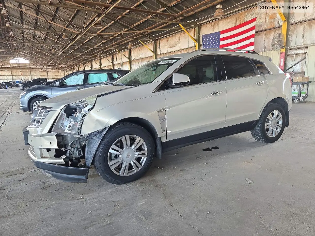 2011 Cadillac Srx Luxury Collection VIN 3GYFNAEY1BS543864 фото 1