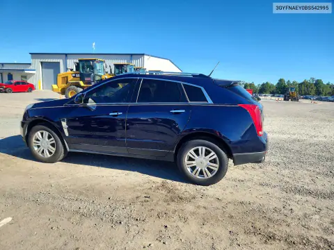 2011 Cadillac Srx Luxury Collection VIN 3GYFNAEY0BS542995 фото 2