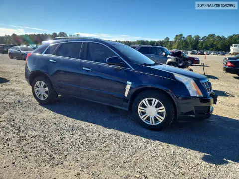 2011 Cadillac Srx Luxury Collection VIN 3GYFNAEY0BS542995 фото 4
