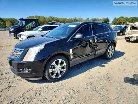 3GYFNFE31CS513024 — 2012 Cadillac SRX, Боковая часть, фото до ремонта