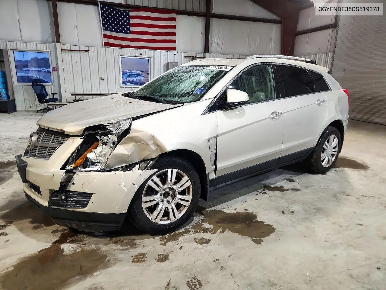 2012 Cadillac Srx Luxury Collection VIN 3GYFNDE35CS519378 фото 1