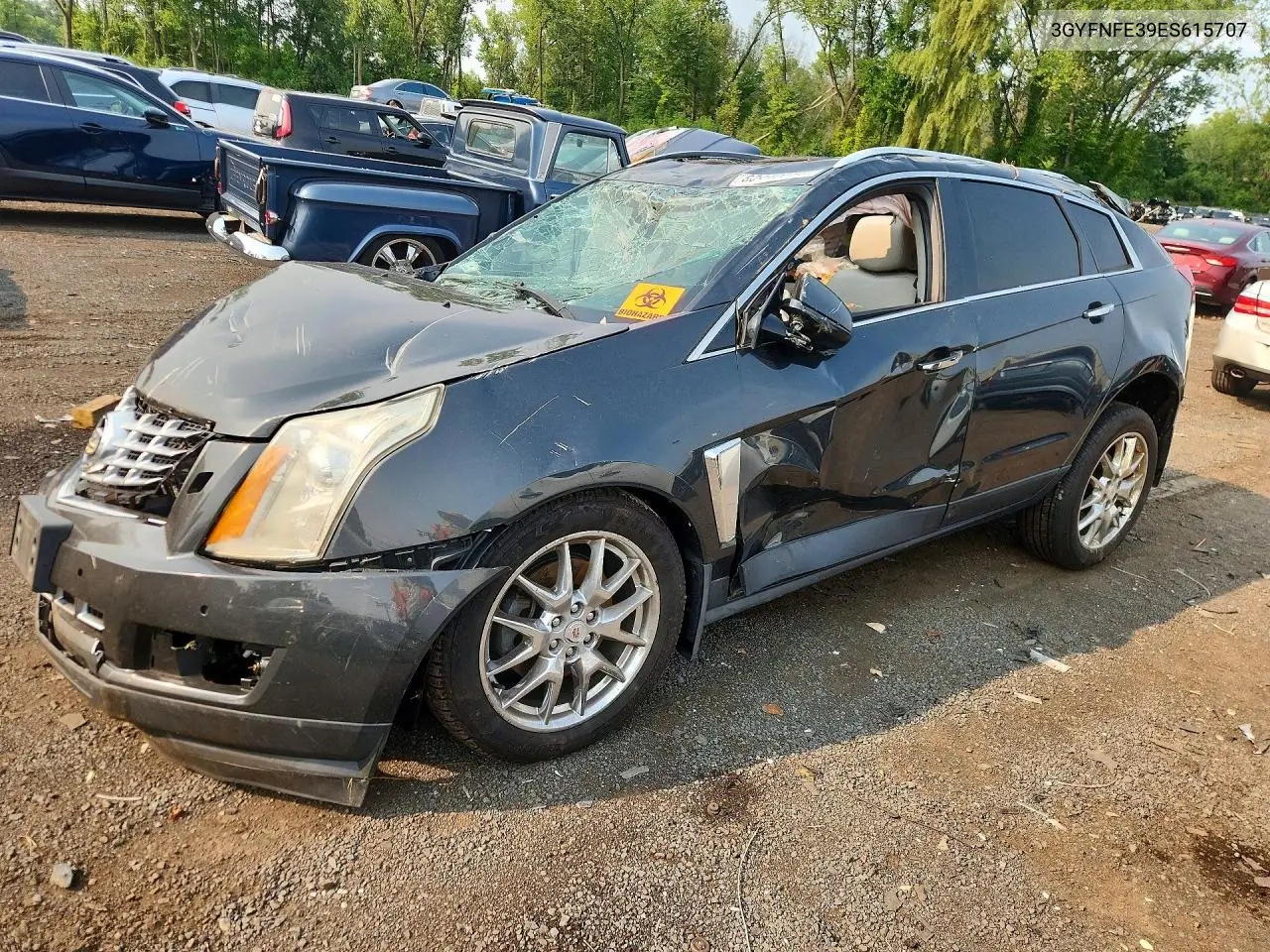 2014 Cadillac Srx Performance Collection VIN 3GYFNFE39ES615707 фото 1
