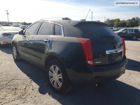 2015 Cadillac Srx Luxury Collection VIN 3GYFNBE36FS638274 фото 2