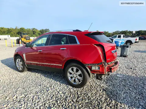 2015 Cadillac Srx Luxury Collection VIN 3GYFNBE32FS560494 фото 2