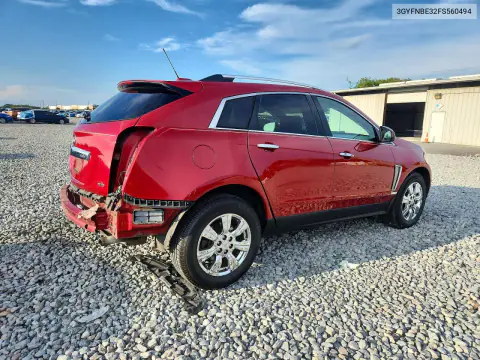 2015 Cadillac Srx Luxury Collection VIN 3GYFNBE32FS560494 фото 3