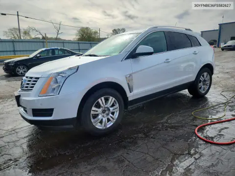 3GYFNBE36FS582627 — 2015 Cadillac SRX, Боковая часть, фото до ремонта
