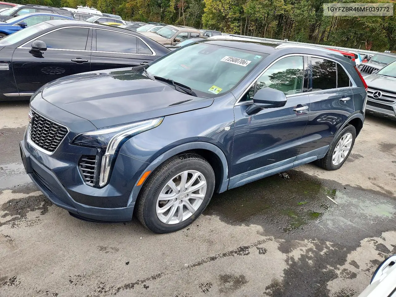 2021 Cadillac Xt4 Luxury VIN 1GYFZBR46MF039772 фото 1