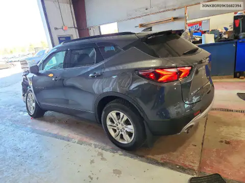 3GNKBGRS9KS682394 — 2019 Chevrolet Blazer, photo 2 from Copart, Side