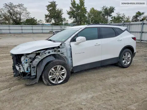 2020 Chevrolet Blazer 2Lt VIN 3GNKBHRS0LS553600 фото 1