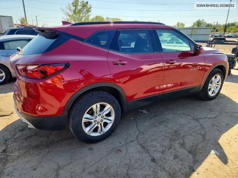 2020 Chevrolet Blazer 2Lt VIN 3GNKBHRS2LS538032 фото 3