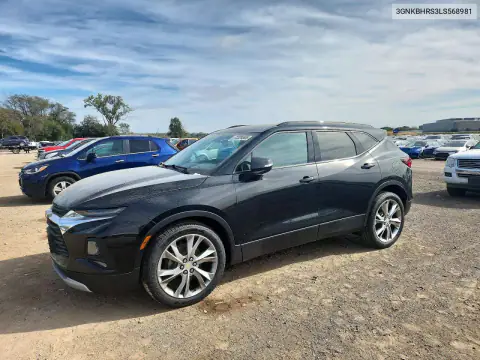 3GNKBHRS3LS568981 — 2020 Chevrolet Blazer, Przód, zdjęć przed naprawą