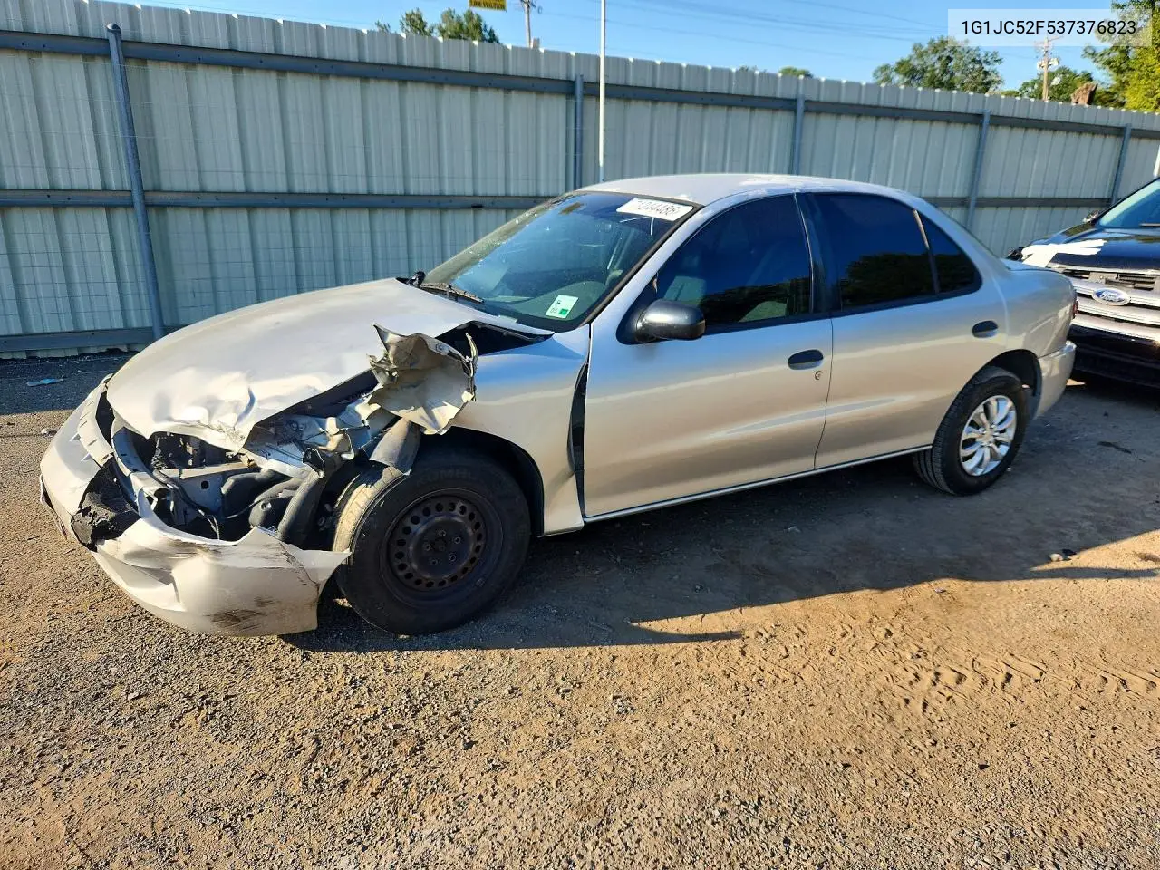 2003 Chevrolet Cavalier VIN 1G1JC52F537376823 фото 1
