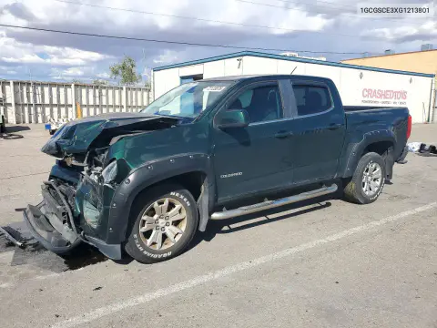1GCGSCE3XG1213801 — 2016 Chevrolet Colorado, Передняя часть, фото до ремонта