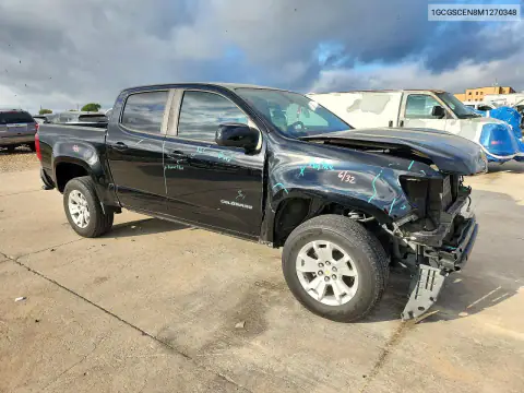1GCGSCEN8M1270348 — 2021 Chevrolet Colorado, foto 4 de Copart, Parte delantera
