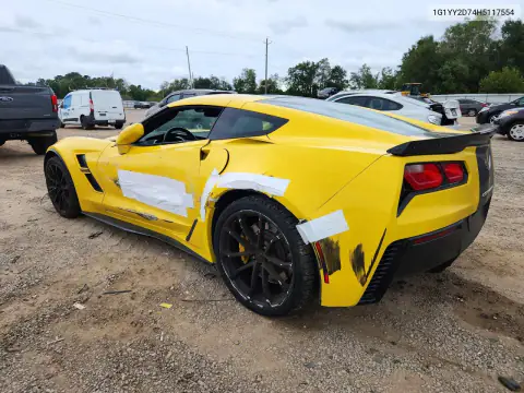1G1YY2D74H5117554 — 2017 Chevrolet Corvette, фото 2 с аукциона Copart, БОКОВАЯ ЧАСТЬ