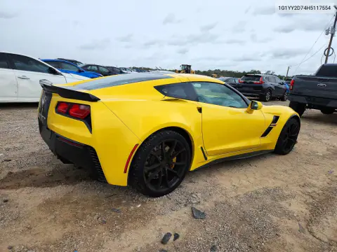1G1YY2D74H5117554 — 2017 Chevrolet Corvette, фото 3 с аукциона Copart, БОКОВАЯ ЧАСТЬ