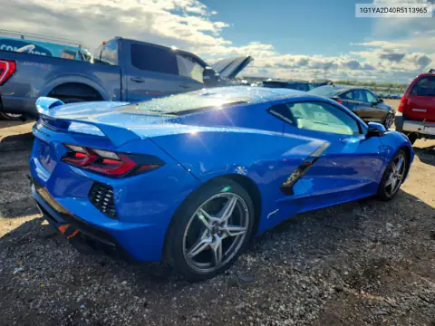 1G1YA2D40R5113965 — 2024 Chevrolet Corvette, ფოტო 3, Copart, წინა ნაწილი