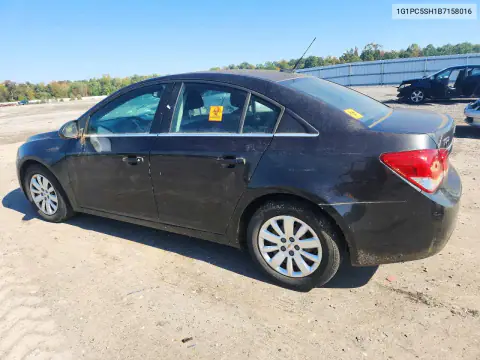 1G1PC5SH1B7158016 — 2011 Chevrolet Cruze, фото 2 с аукциона Copart 21.10.2026, Передняя часть
