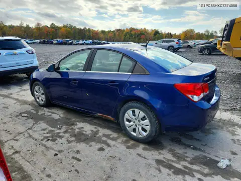 1G1PC5SHXC7374058 — 2012 Chevrolet Cruze, фото 2 с аукциона Copart 21.10.2026, Боковая часть