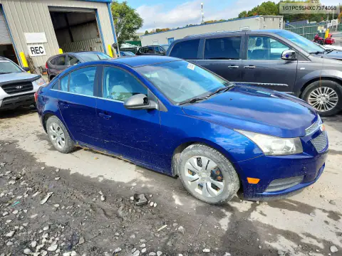 1G1PC5SHXC7374058 — 2012 Chevrolet Cruze, фото 4 с аукциона Copart 21.10.2026, Боковая часть