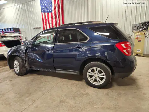 2016 Chevrolet Equinox Lt VIN 2GNALCEK5G6274231 фото 2
