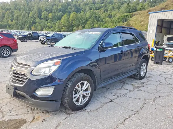 2GNALCEK2H1571908 Chevrolet Equinox 2017 — daño Parte delantera, foto antes de reparar