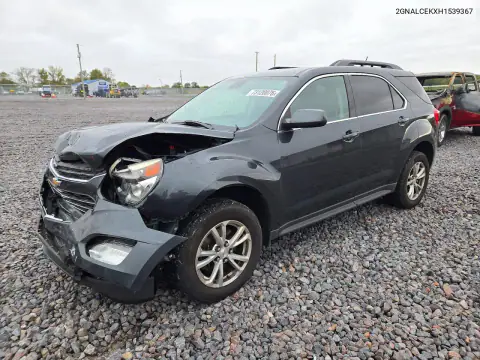 2GNALCEKXH1539367 — 2017 Chevrolet Equinox, Parte delantera, fotos antes de reparar