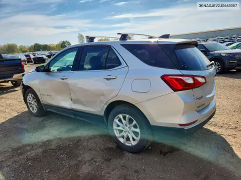 2018 Chevrolet Equinox Lt VIN 3GNAXJEV2JS643087 фото 2