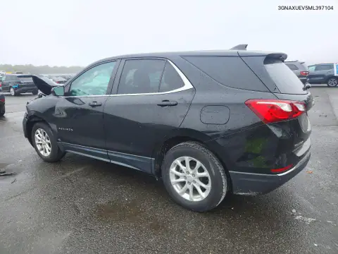 3GNAXUEV5ML397104 — 2021 Chevrolet Equinox, photo 2 from Copart, Front end