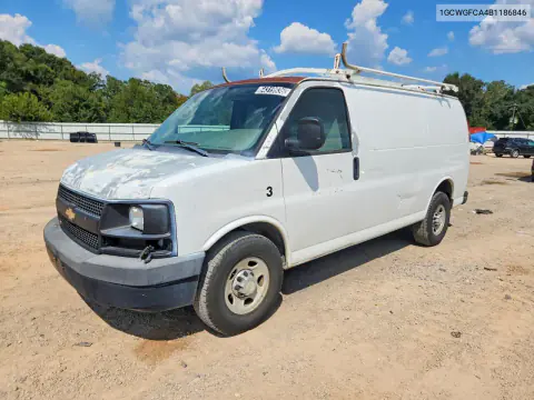 1GCWGFCA4B1186846 — 2011 Chevrolet Express, Боковая часть, фото до ремонта