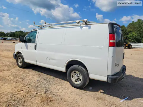 2011 Chevrolet Express G2500 VIN 1GCWGFCA4B1186846 фото 2