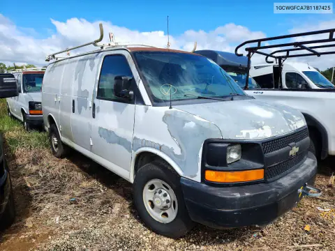 2011 Chevrolet Express G2500 VIN 1GCWGFCA7B1187425 фото 4