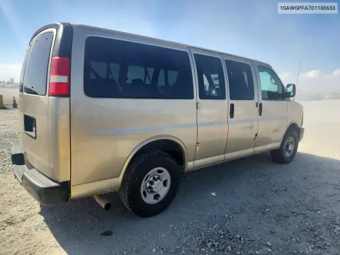 2013 Chevrolet Express G2500 Ls VIN 1GAWGPFA7D1100653 фото 3