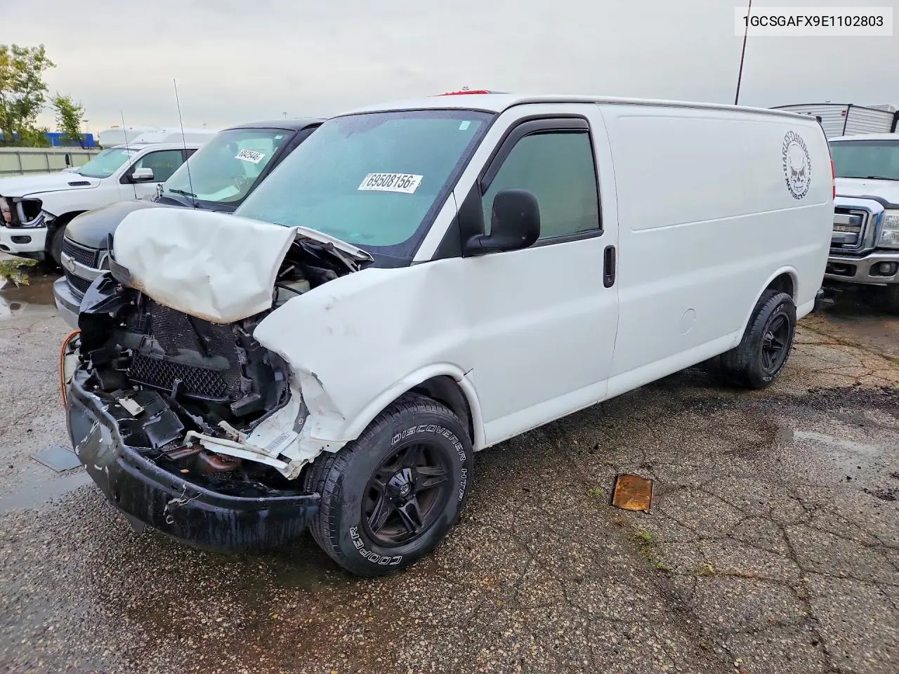 2014 Chevrolet Express G1500 VIN 1GCSGAFX9E1102803 фото 1