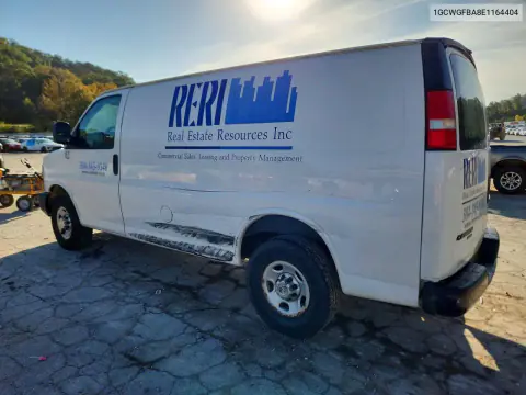 2014 Chevrolet Express G2500 VIN 1GCWGFBA8E1164404 фото 2