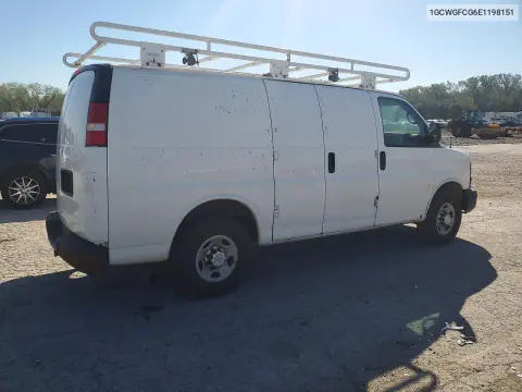 2014 Chevrolet Express G2500 VIN 1GCWGFCG6E1198151 фото 3