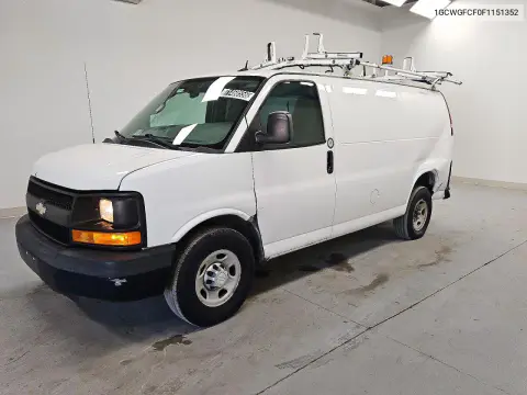 2015 Chevrolet Express G2500 VIN 1GCWGFCF0F1151352 фото 1