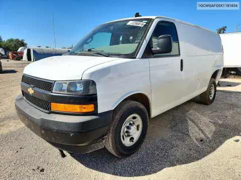 2019 Ch Express Van VIN 1GCWGAFG5K1181836 фото 1
