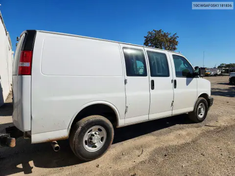 2019 Ch Express Van VIN 1GCWGAFG5K1181836 фото 3