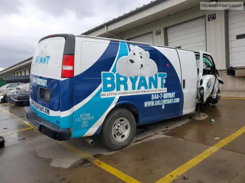 1GCWGBFP5M1244331 — 2021 Chevrolet Express, zdjęcie 3 z Copart, Przód