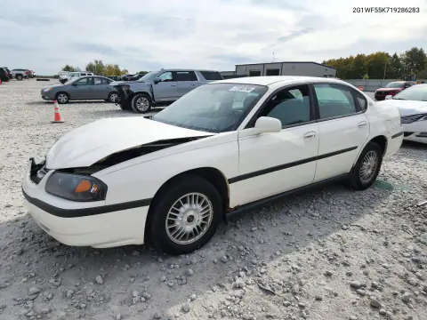 2001 Chevrolet Impala VIN 2G1WF55K719286283 фото 1