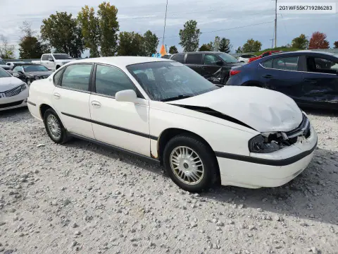 2001 Chevrolet Impala VIN 2G1WF55K719286283 фото 4